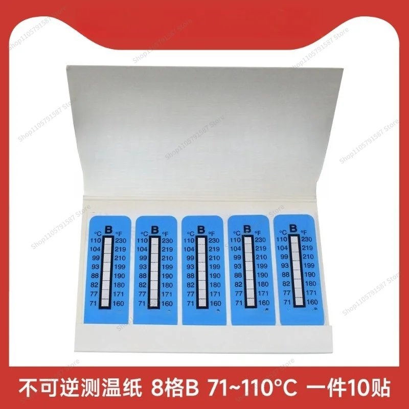 For Temperature Measuring Paper Laboratory Temperature Measuring Paper Sticker Eight/ten Grids High