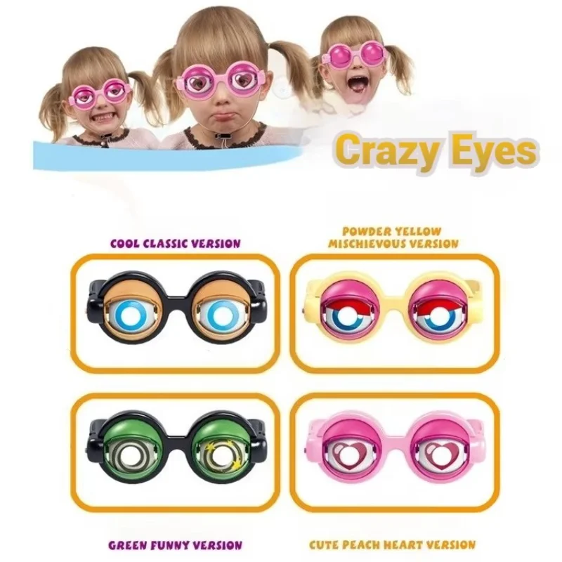 

Забавные очки Crazy Eye — простая в ношении модная шуточная игрушка | Товары для вечеринок и игрушка-шалость в подарок
