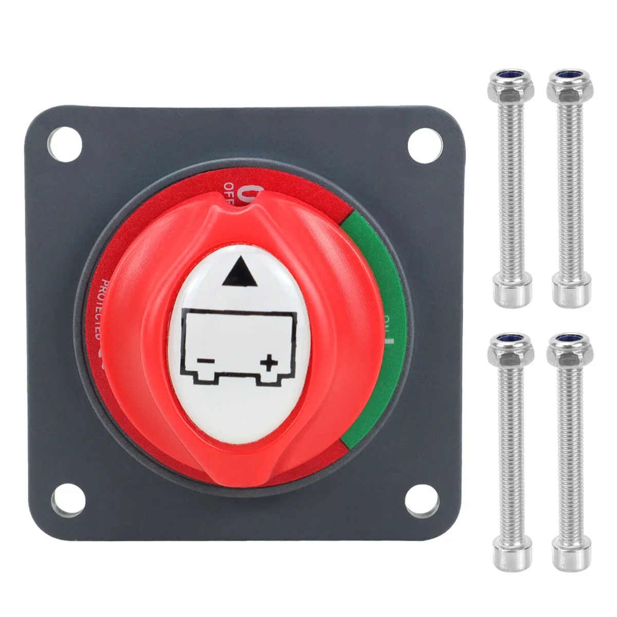 On Off Embedded Without Base 300A Battery Switch M10 Auto Parts Power Supply Anti-leakage Power Off Switch 12v 24V for Car Boat