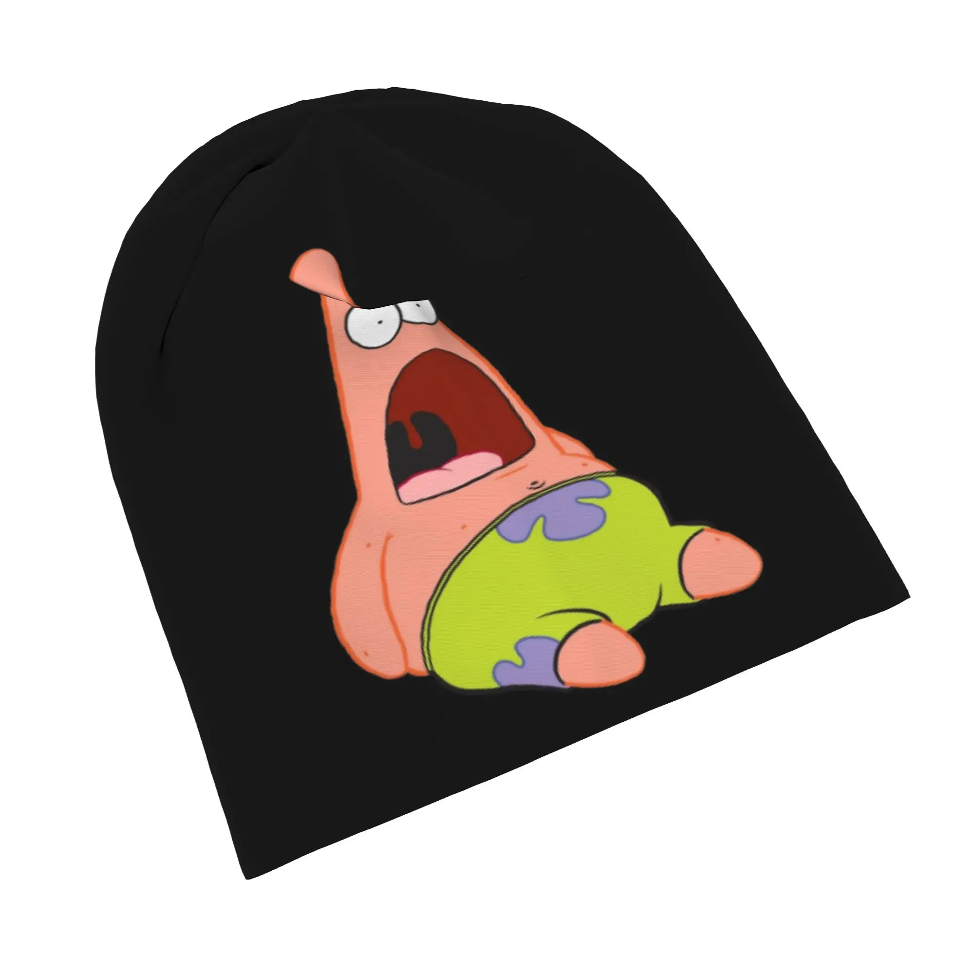 Spongebobed Cap  Vintage Men Women Outdoor Skullies Beanies Hats Spring Warm Dual-use Bonnet Knitting Hats