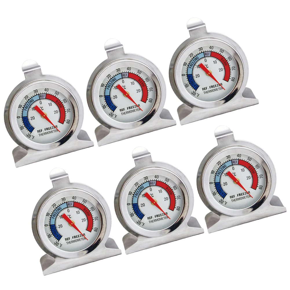 4 Pcs Freezer Monitor Fridge Thermometer Refrigerator Temperature Gauge Applied