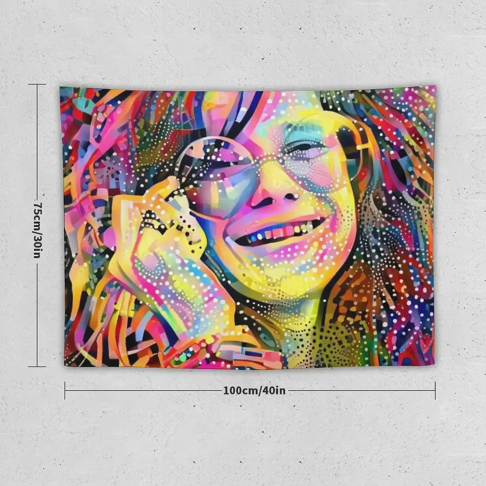 Janice Joplin Tapestry Decoration Bedroom Art Mural House Decorations Tapestry