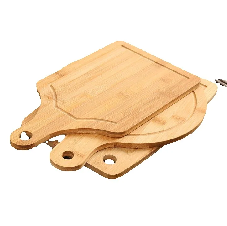 Bamboo Kitchen Chopping Block Wood Home Cutting Board Cake Sushi Plate Serving Trays Bread Dish Fruit Plate Sushi Tray Wholesale