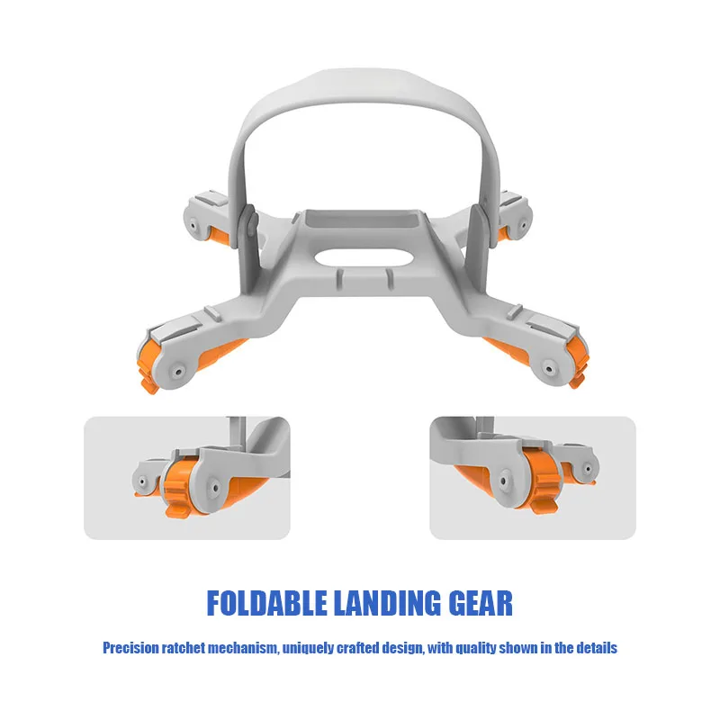 VOLODYMYR Foldable Spider Landing Gear for DJI Flip Drone Anti-Scratch Height Adjustable Leg Extenders EASY Installation