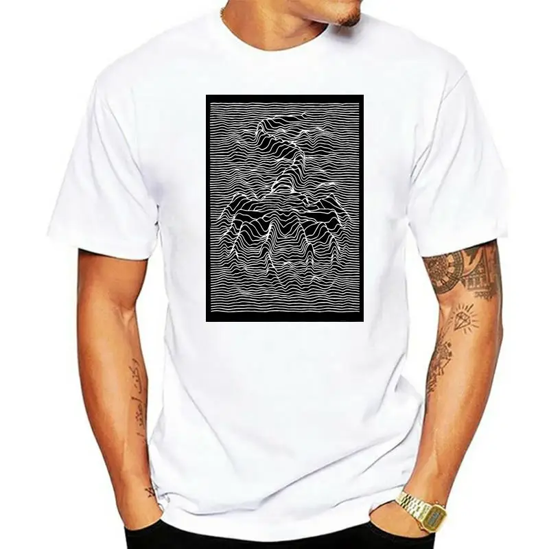 Mens T-Shirt Optical illusion alien t-shirt face hugger men t shirt