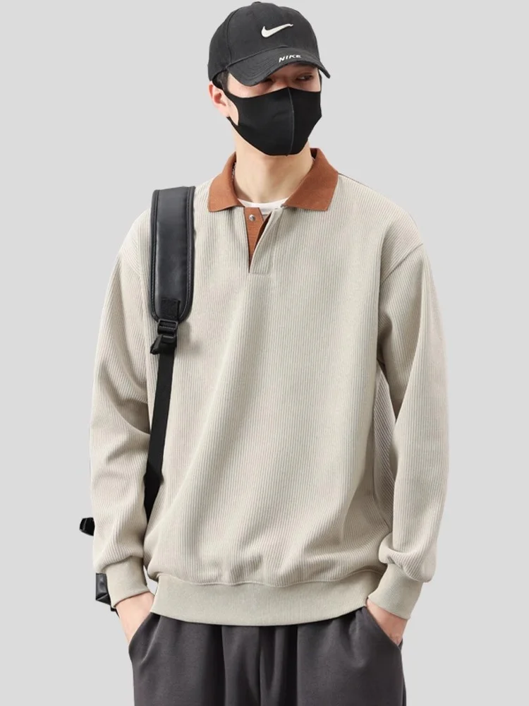 

Мужская толстовка с капюшоном, осенне-зимняя, с V-образным вырезом, длинными рукавами, модная, повседневная, высококачественная, свободного кроя, из хлопка и полиэстера, молодежная, популярная.