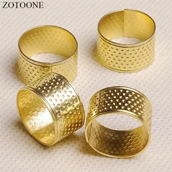 1/10pcs Round Copper Thimble DIY Sewing Tools Household Knitting Accessories for Sewing Supplies Handicraft Thimble Stitch G