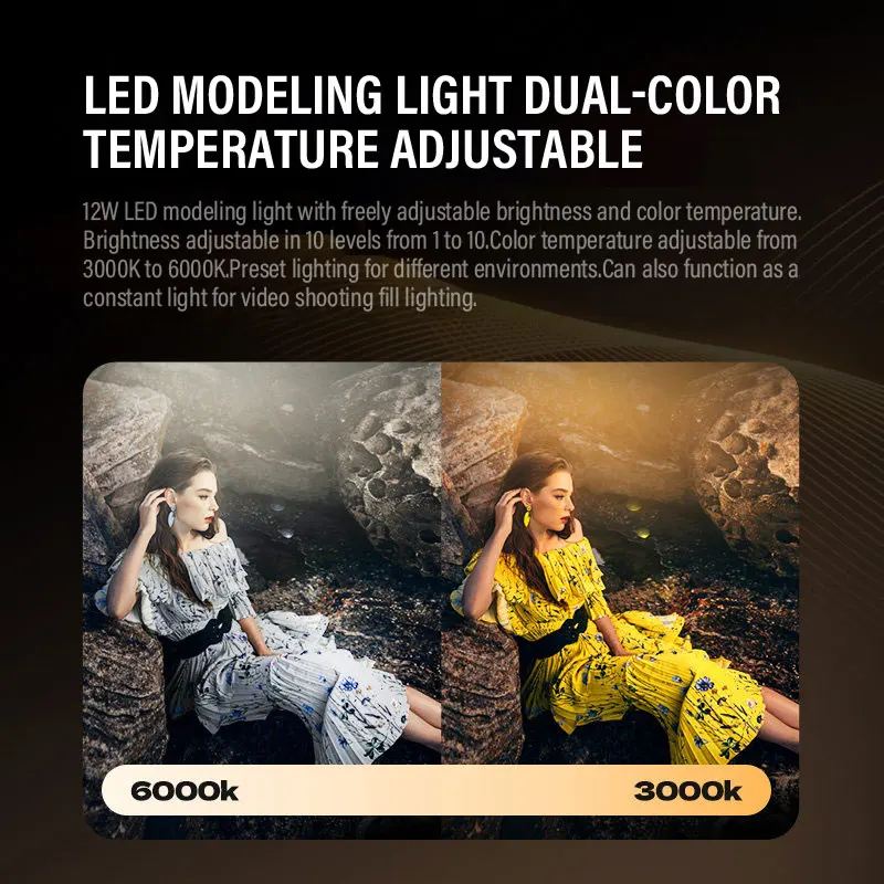 Godox AD300 Pro II Portable 300Ws Outdoor Flash TTL HSS 1/8000s 2.4G Wireless with RGB LED 3000mAh Battery for Canon Nikon Sony - view 4