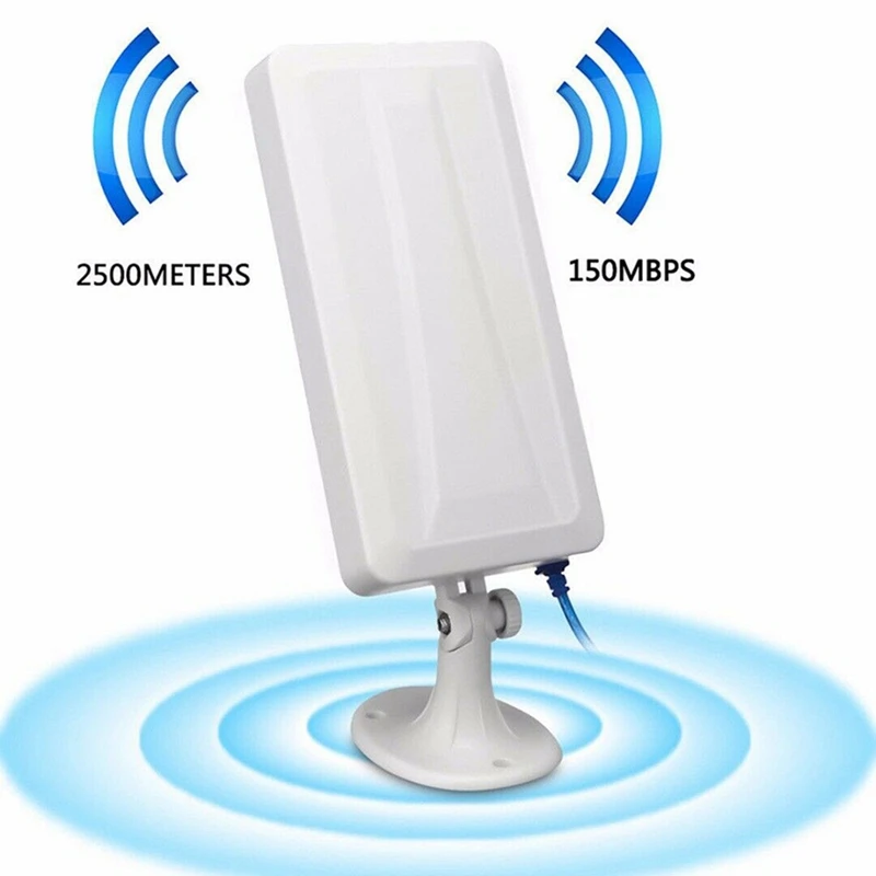 Long Range 150Mbps WiFi Extender Wireless Outdoor Router Repeater WLAN Antenna for Booster 5M-ABFB