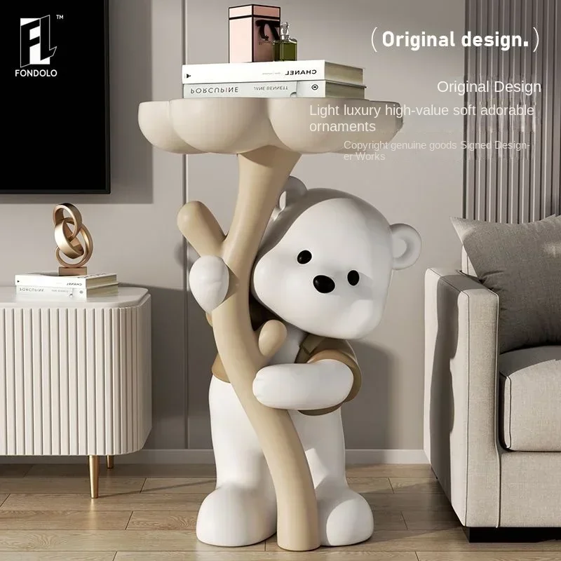floor ornament Creative bear living room sofa TV cabinet decorative storage home goods bedroom decoration housewarming gift