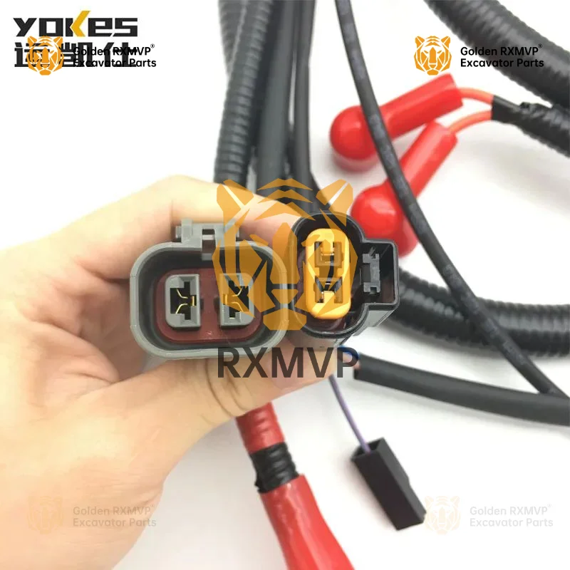 For Sk200-6e Sk210-6e Engine 6d34 Mitsubishi Wiring Harness Excavator Parts Yn16e01021p1 Kobelco