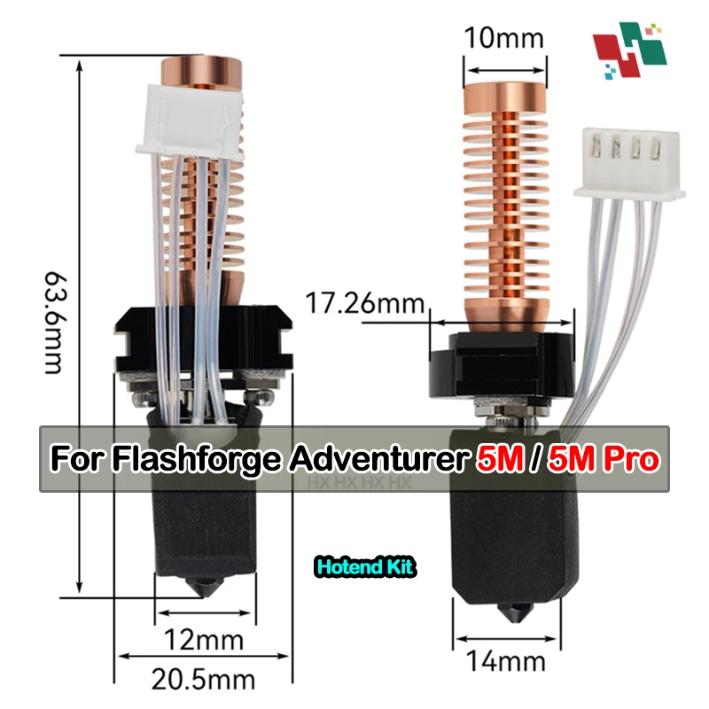 For Flashforge Adventurer 5M nozzle 280℃ High Flow 32mm³/s hotend For Flashforge Adventurer 5m pro nozzle