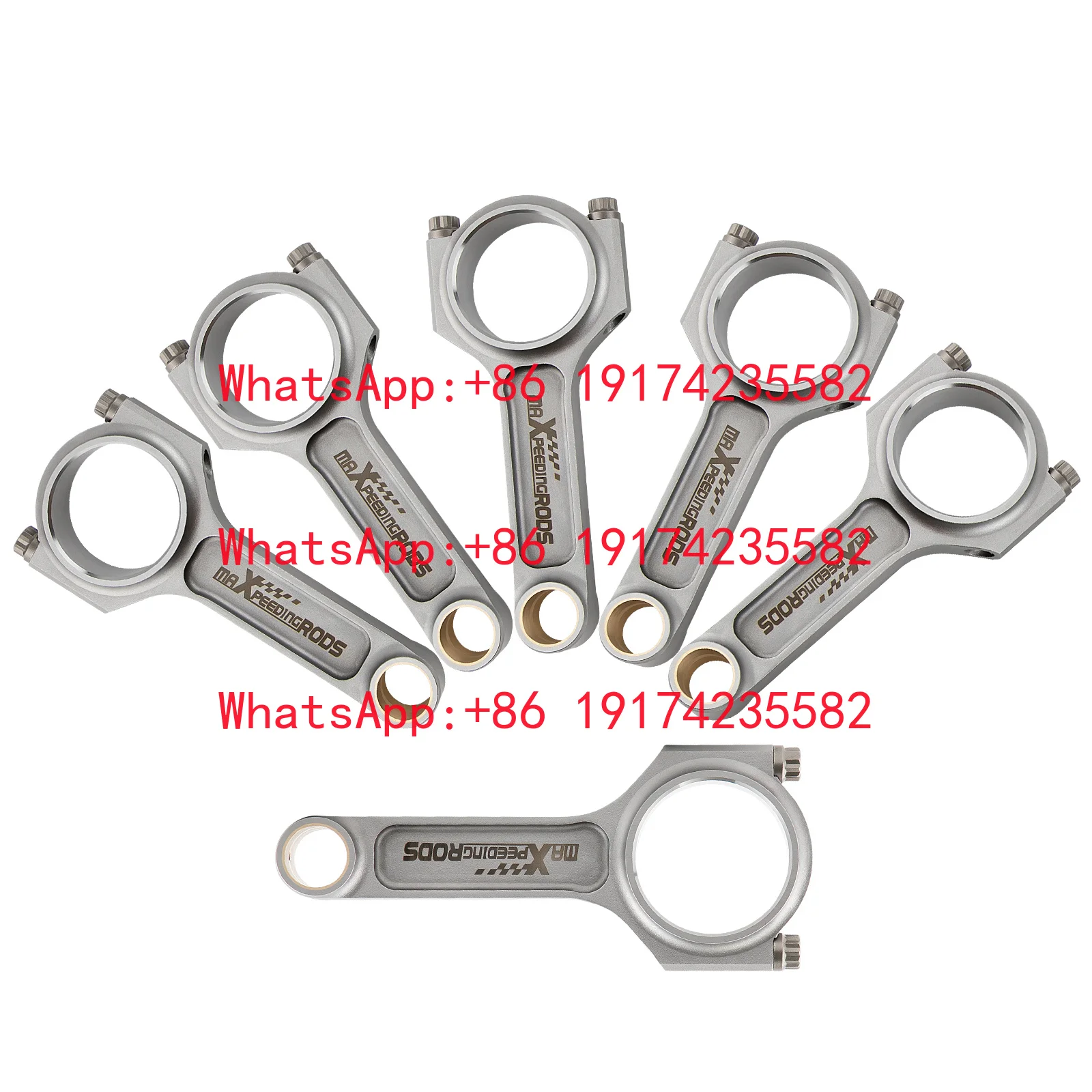 Racing I-Beam Connecting Rods Bolts For Toyota Mark II X100 2JZ 2JZ-GE 1996-2000 3.0L 142mm