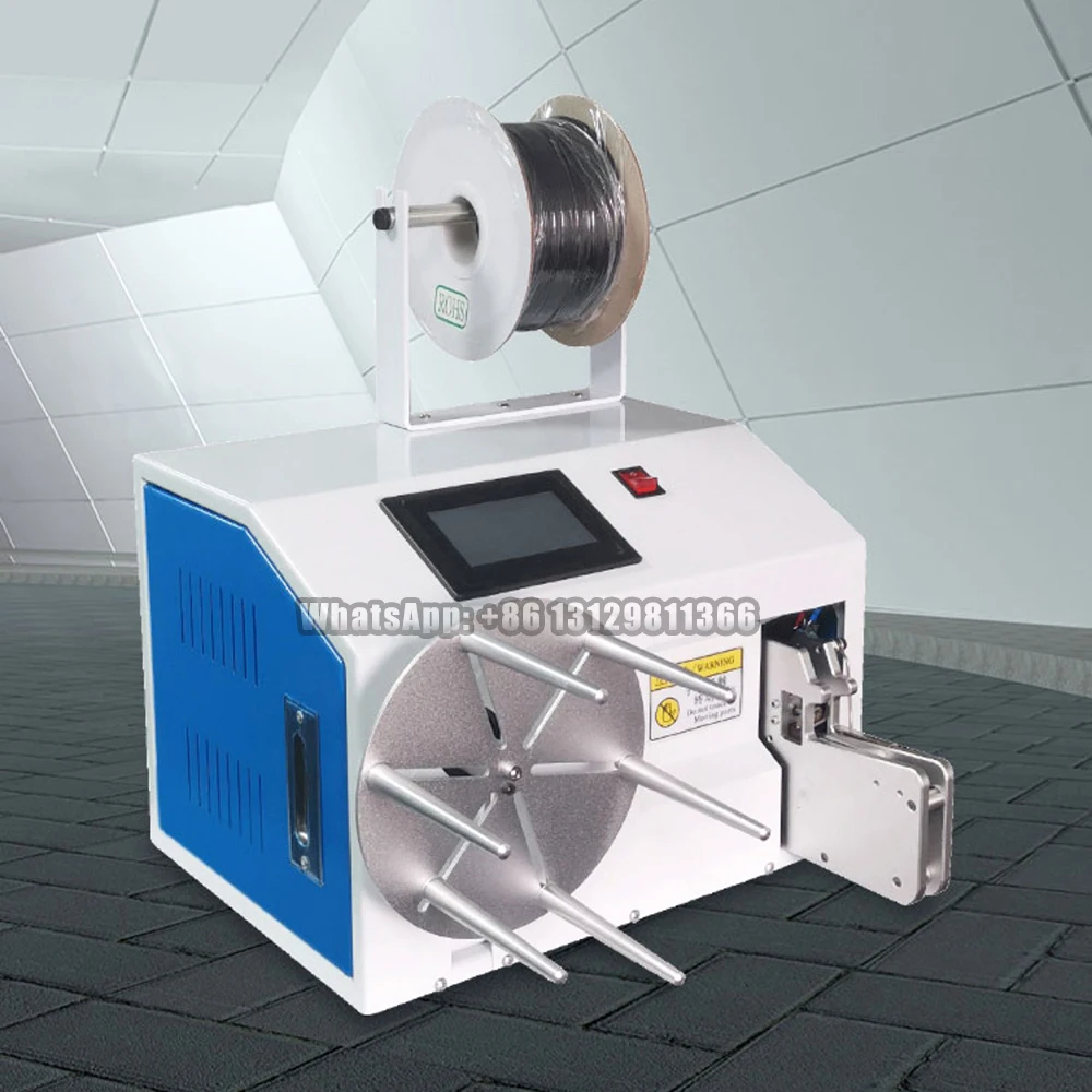 

Automatic wire Winding and Binding machine USB data wire/Power wire Winding and Binding machine Touch screen