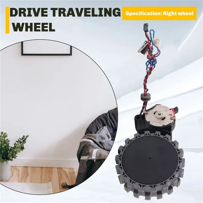 ABJI-Vacuum Drive Traveling Wheel For Ecovacs Deebot X1/X1spro/X1 OMNI/T10 OMNI/T20 Robot Vacuum Cleaner Parts Right