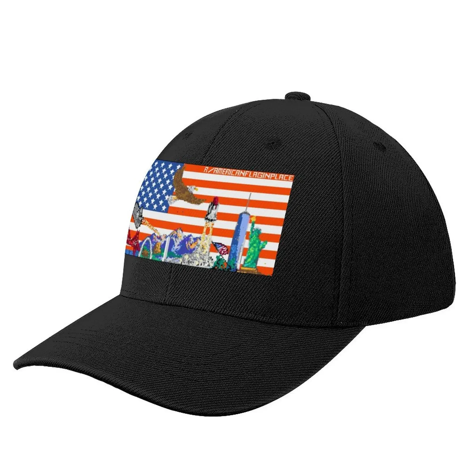 r/AmericanFlagInPlace 2022 Final Result Merch Baseball Cap Christmas Hat New In Hat Women's Golf Clothing Men's