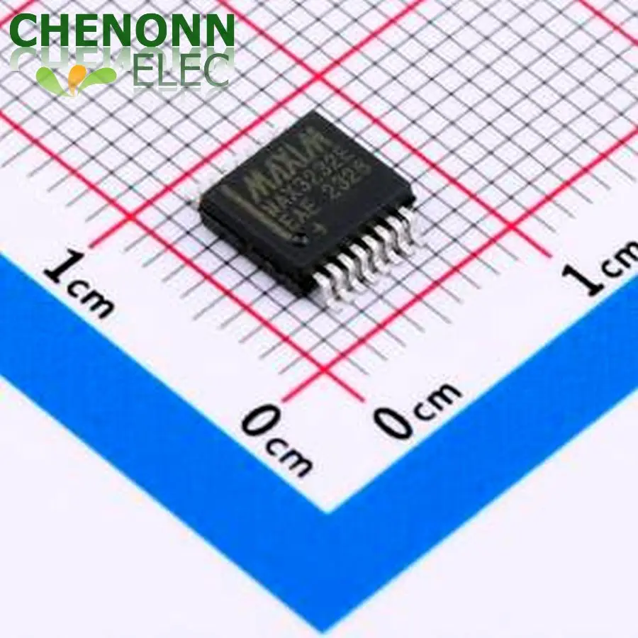 10PCS/LOT MAX3232EEAE+T (Drivers, Receivers, Transceivers)