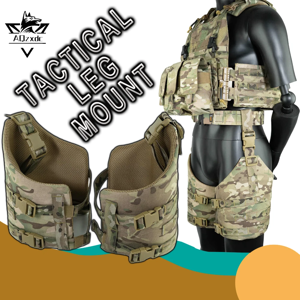 

Tactical Leg Mount Molle Accessory Leg Strap Leggings Sinker Accessories Airsoft Mount Equipment for Hunting Paintball Shooting