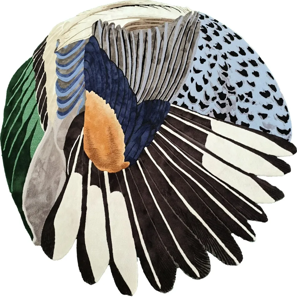 Manna Carpets Factory High Quality Carpet Custom Hand Tufted New Zealand Wool Carpet Hotel Rug