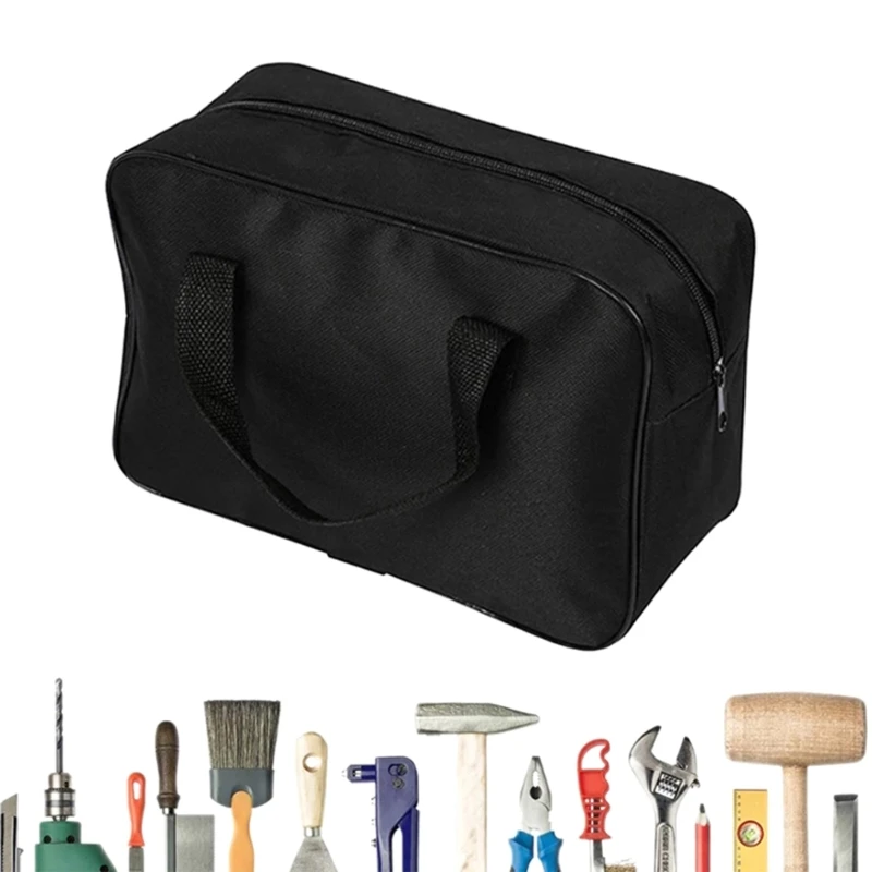 Borsa per attrezzi per la manutenzione portatile borsa per attrezzi da elettricista resistente all'usura in tessuto Oxford borsa per il trasporto della pompa dell'aria dell'auto Drop Shipping