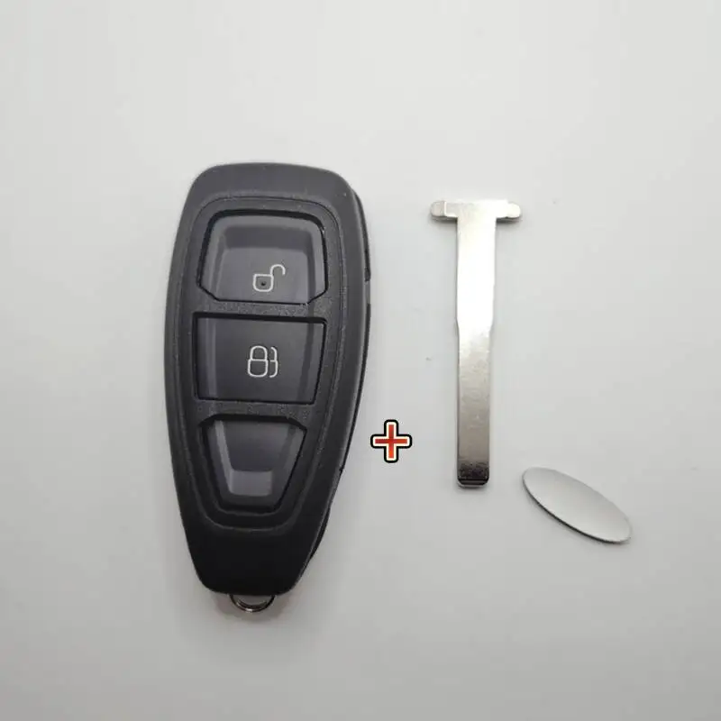 Afstandsbediening Smart Key Case 2/3 Knoppen voor Ford Focus C-Max Mondeo Kuga Fiesta Focus Titanium FOB sleutels Shell Vervanging