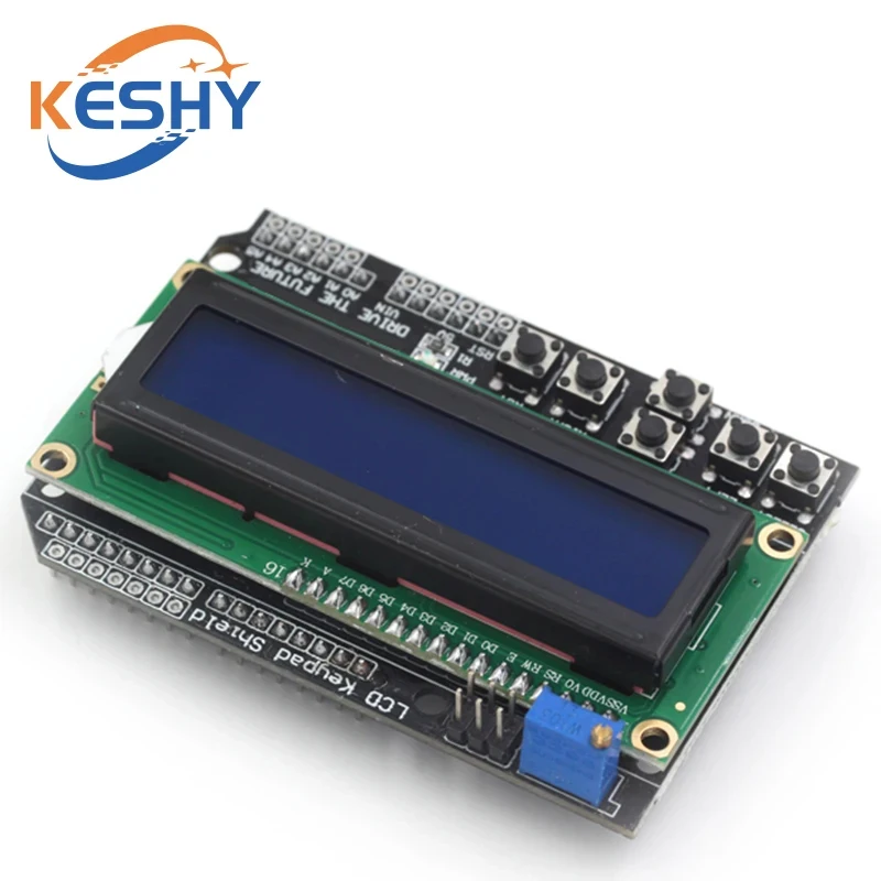 1-10PCS Tastiera LCD Shield LCD1602 LCD 1602 Modulo Display Schermo Blu Per Arduino