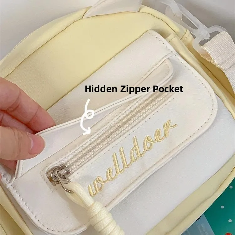 

Cute Children's Crossbody Bag Girls' Small Fashionable Bag 2024 New Style Student Bag Little Girl Outing Bag Hobo Style