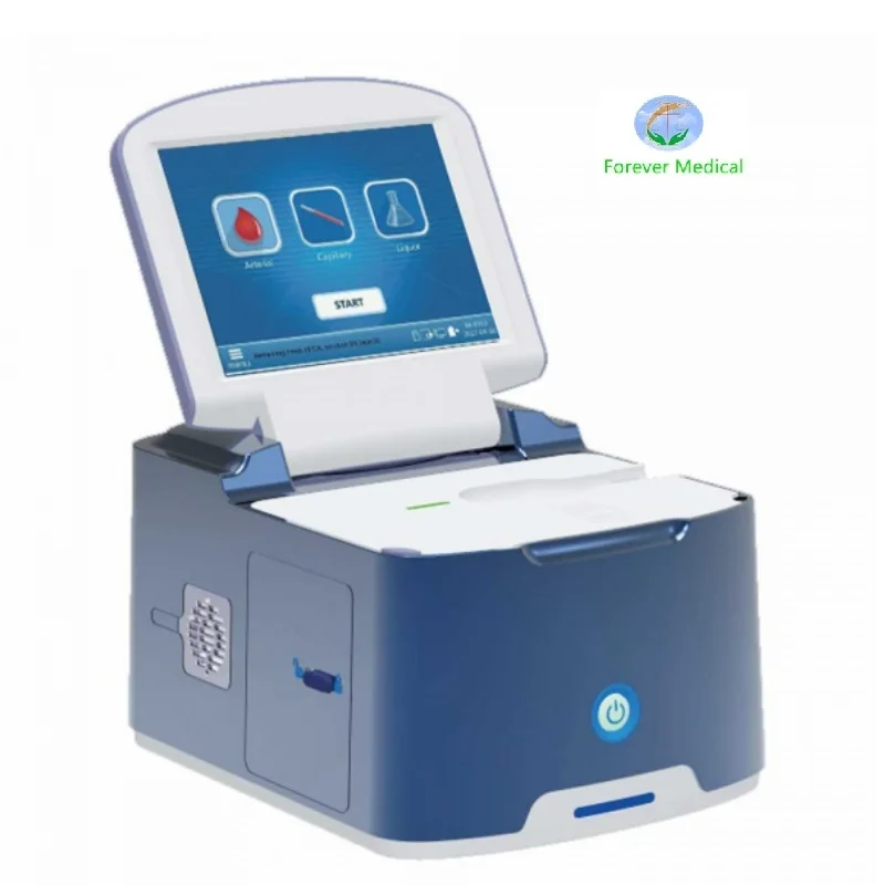 Two-steps  Gas Analyzer Laboratory  and Gas Portable Electrolyte Auto-Sampling Chemistry Analysis