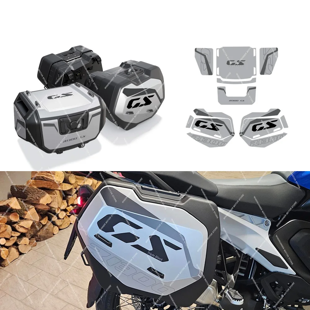 

For BMW R1300GS R1300 GS r 1300 gs 2023 2024 Motorcycle Suitcase Stickers Protective Decal Trunk Sticker