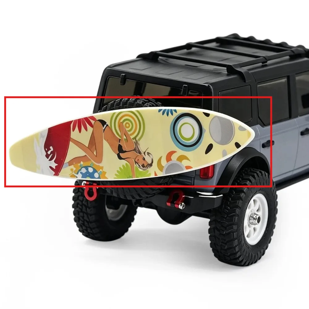 RC Scale Surfboard 95X23MM Decorative Props Accessory 1/30 RC Crawler for Axial SCX30 customizable size DIY Spare Scale Part