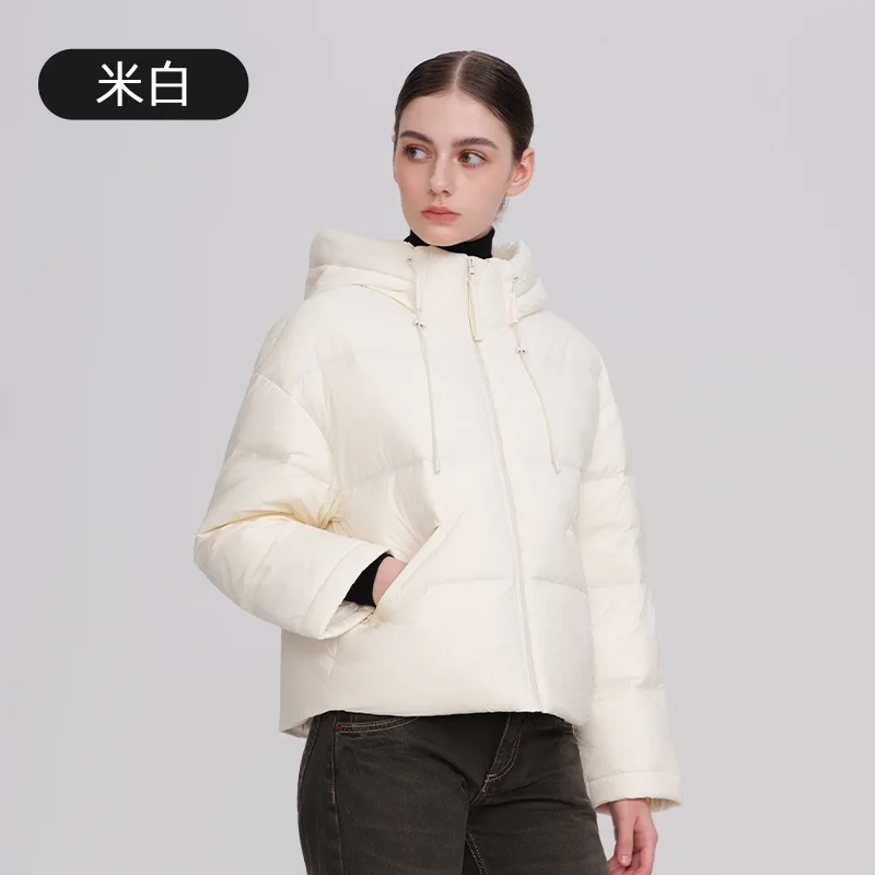 Abrigo liso para mujer, chaquetas con capucha, Parka, cárdigan empalmado, prendas de vestir exteriores, cortavientos informal con cordón, ligero elástico 2025