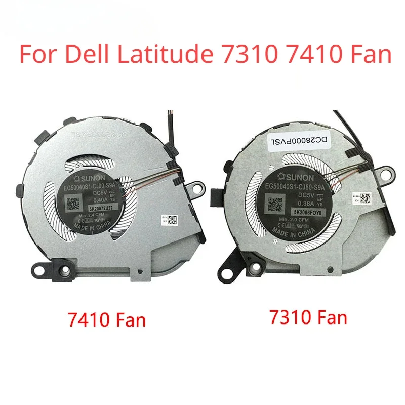 

Replacement Laptop Cooling Cooler Fan For Dell Latitude 7310 7410 Fan EG50040S1-CJ80-S9A EG50040S1-CJ90-S9A