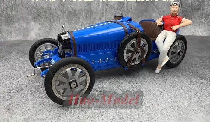 CMC 1/18 For Bugatti T35 Car Model Alloy Display Gift Kids Toys Boys Birthday Gifts Simulation Hobby Display Collection Blue