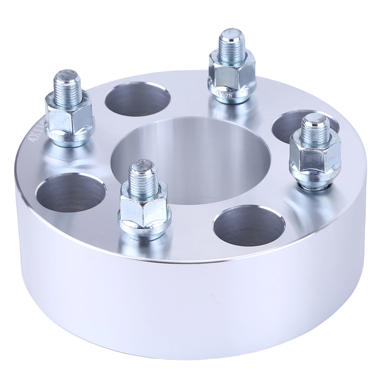 4PCS 4x110mm Flange Hubcentric Wheel Spacers 2inch Hub Centric Wheel Adapters with M12x1.25 Studs 68mm Bore Compatible for CFMot