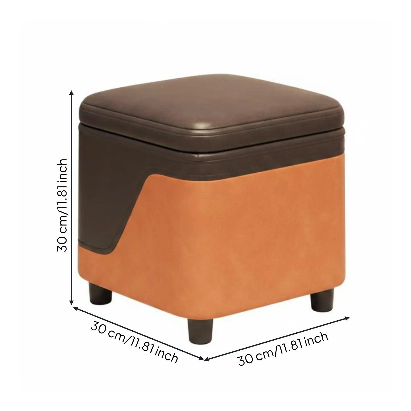 Versatile Storage Bench Ottoman with Lift Top for Bedroom Living Room Space Saving Seat
