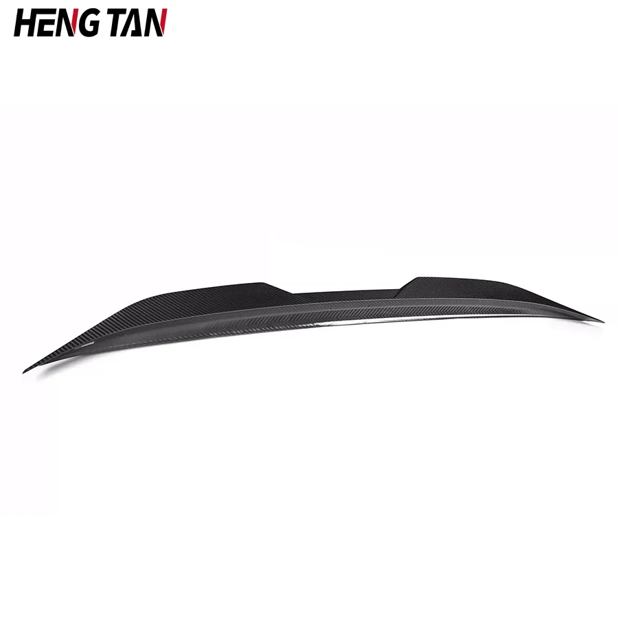 For BMW M2 G87 MP Style High quality Real Dry Carbon Fiber Tail fins Rear Deck Spoiler Duckbill Car Wing Retrofit the rear wing