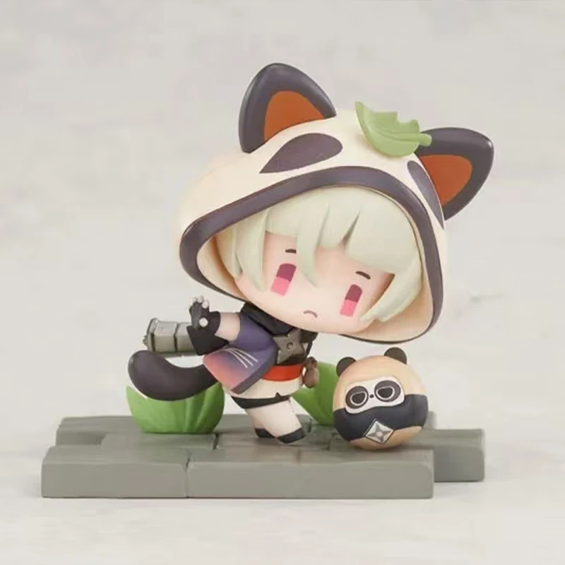 

Genuine Genshin Impact Action Figure Series Blind Box Raiden Shogun Yoimiya Q Version Cute Doll Collectible Anime Toys Gift