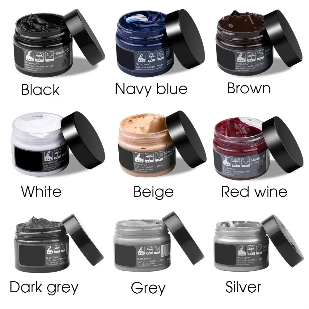 طقم تصليح جلد السيارة بلسم إعادة تلوين الجلد السائل لا أداة إصلاح الحرارة ثقوب مقعد السيارات خدش الشقوق مزق استعادة مجموعة الأحذية