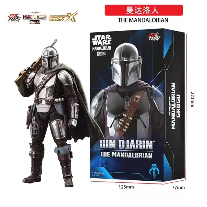 Zd Toys 1/10 Star Wars Darth Vader Stormtrooper Luke Skywalker Grogu The Mandalorian Action Figure  Model Figure Collectible Toy view 6