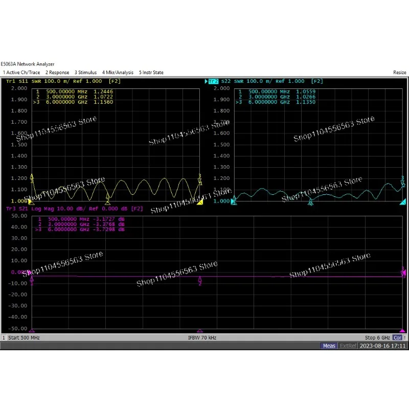 0.5-6 GHz full-band RF microwave power divider two-way combiner SMA