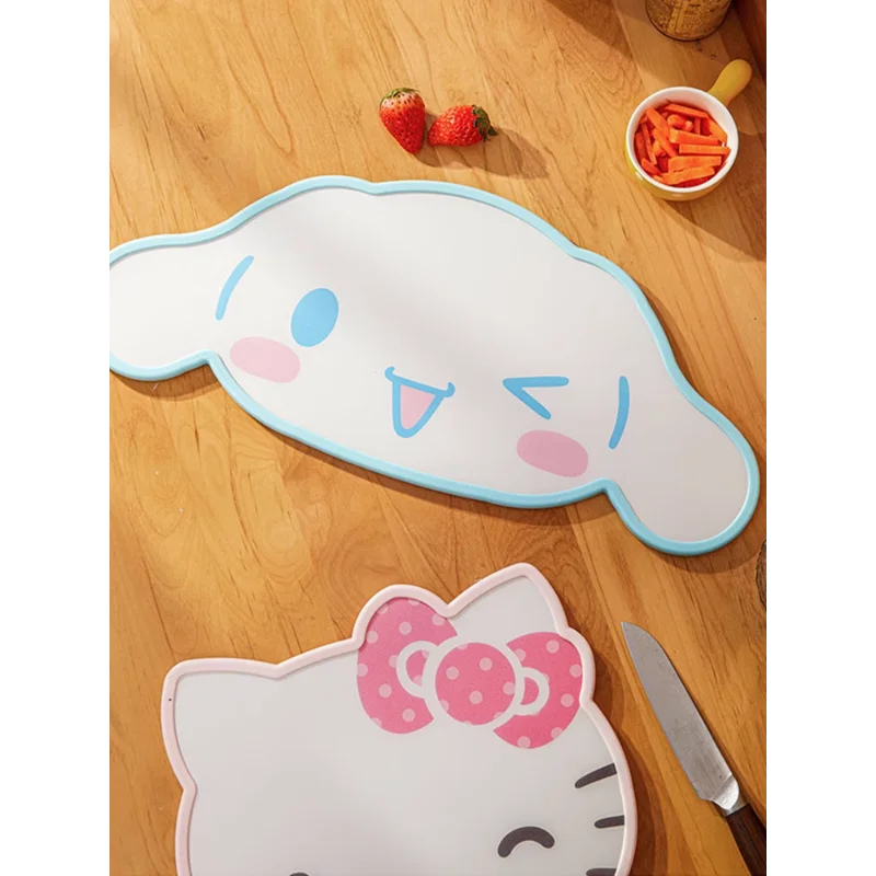 Sanrio New Hello Kitty Cutting Board Double-Sided Anti-Corrosion Antibacterial Waterproof Stain-Resistant Cartoon Cutting Board