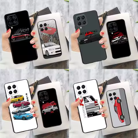 JDM Type R Civic Sport Car For Samsung Galaxy M55 M15 M13 M23 M33 M53 M30s M31s M12 M32 M52 M20 M21 M51 M34 M54 Case