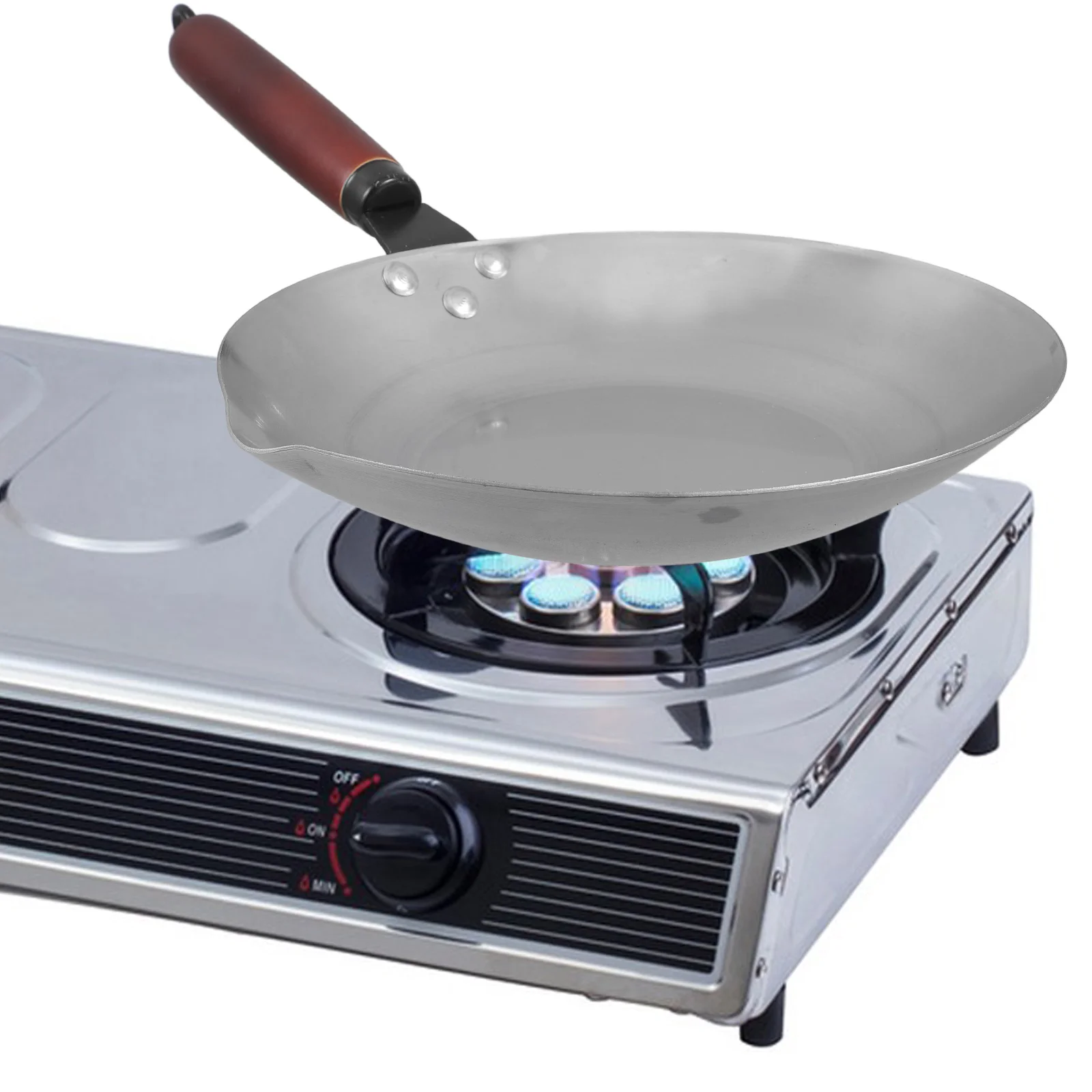 

Sugar Dipping Pan 24 Stainless Steel Melting Pans Wok Short Spout Chocolate Wood Handle Metal Cookware Kitchen Supplies Heating
