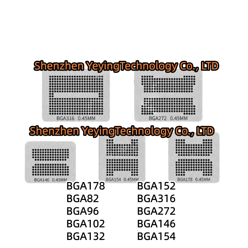 1Pcs Ddr5 Bga178 Bga82 Bga96 Bga102 Bga132 Bga152 Bga316 Bga272 Bga146 Bga154