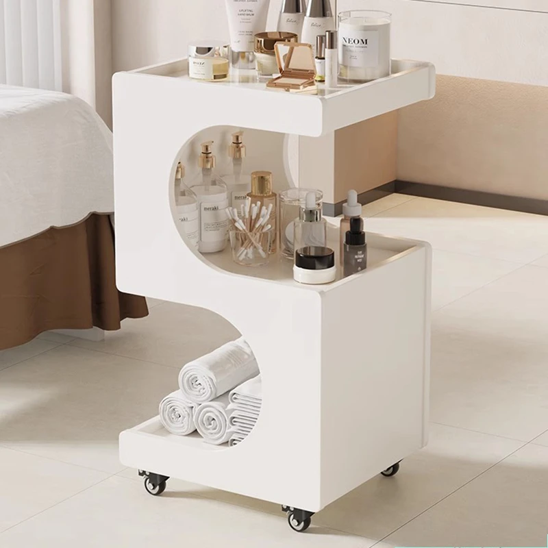 Beauty Salon Specific Rolling Cart Modern Skin Management Storage Drawers Salon Trolley Hotel Salon Furniture Kosmetik Wagen FYS
