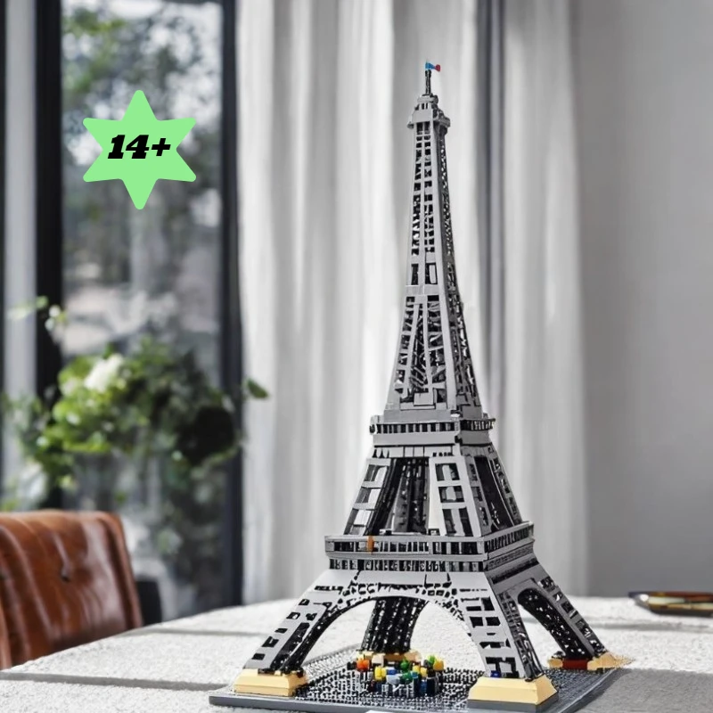 Tour Eiffel de Paris de 1.5M de haut, modèle d'architecture 2025, ensemble 10307, blocs de construction en briques, jouets pour adultes, cadeaux, 10001 pièces, en STOCK