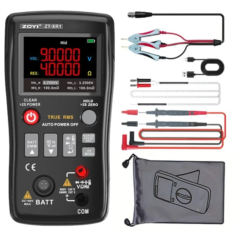 1pc  ZOYI ZT-XR1 high-precision voltage capacitance internal resistance measuring instrume*SY