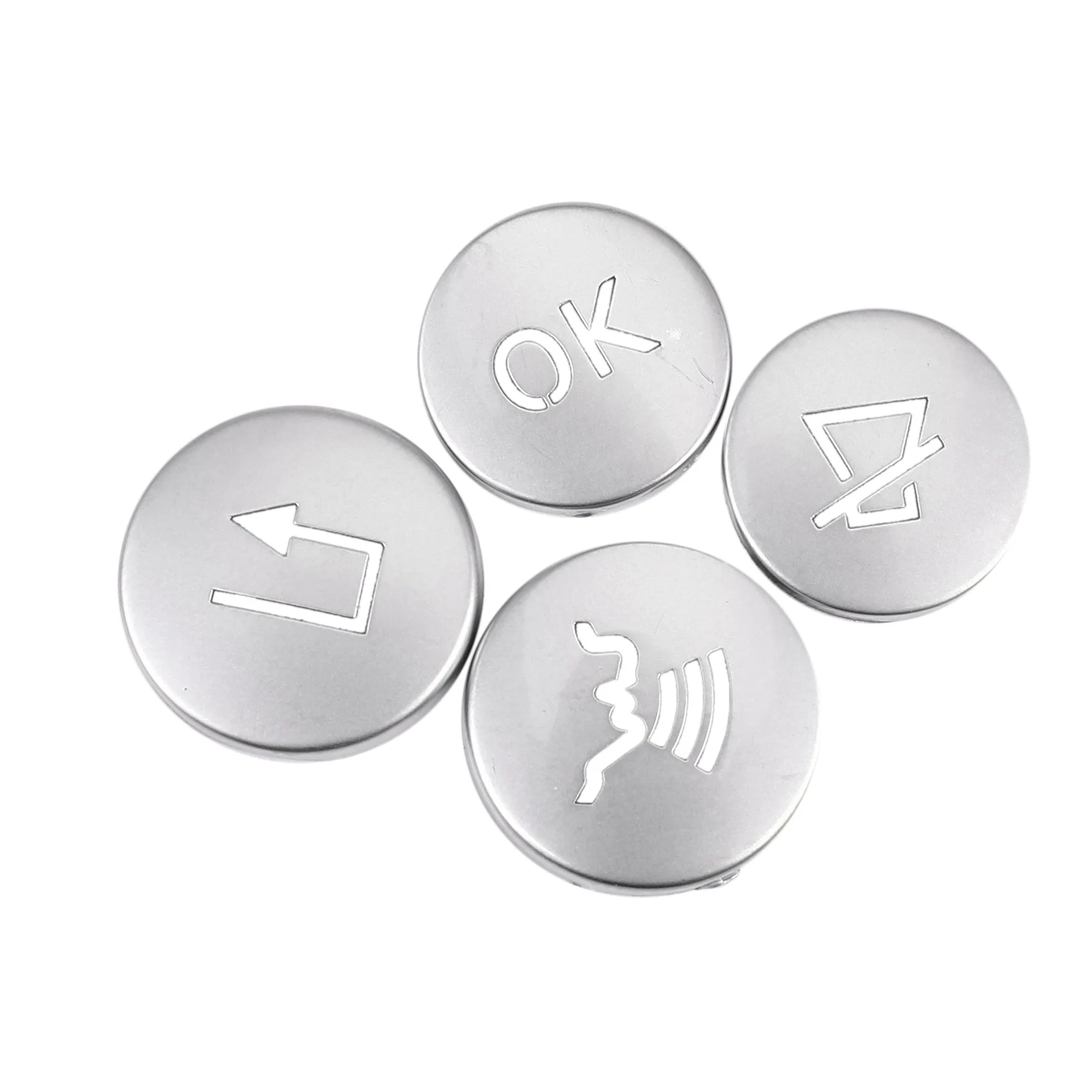 36 قطعة عجلة القيادة الداخلية للسيارة زر التبديل غطاء الكسوة ملصق لمرسيدس بنز C E S الفئة W204 W212 W221 GLK #3