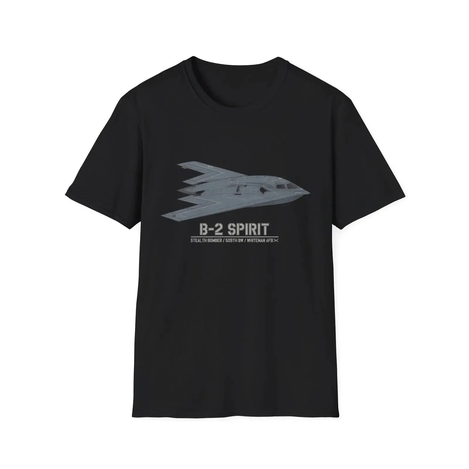 B 2 Spirit Stealth Bomber T Shirt USAF Military Aircraft  vintage Washed Comfortable Soft streetwear Casual graphic Stretched