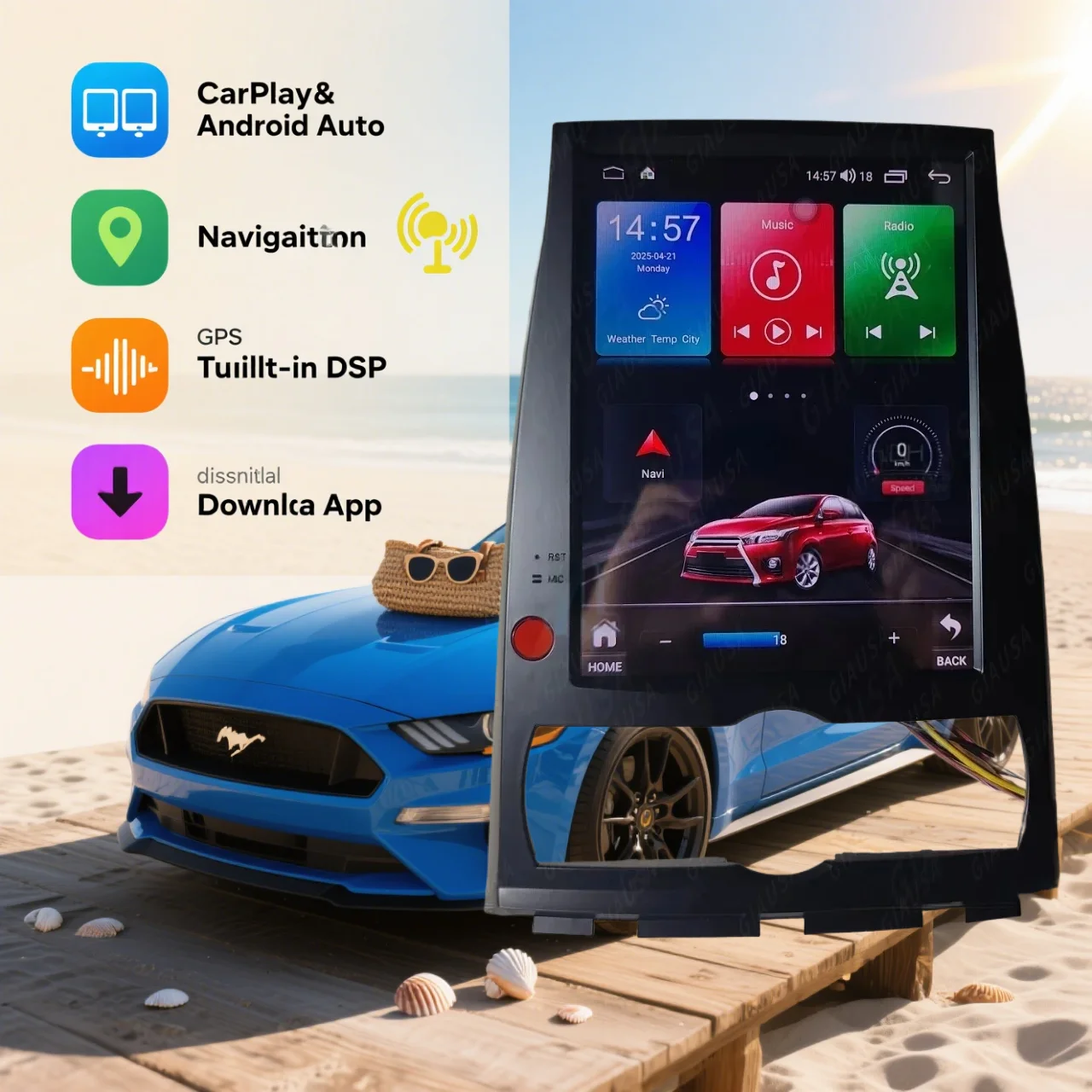 H Car Radio For Hyundai Rohens Genesis Coupe Android Smart System Auto Stereo Multimedia Player GPS Navigation Bluetooth Carplay